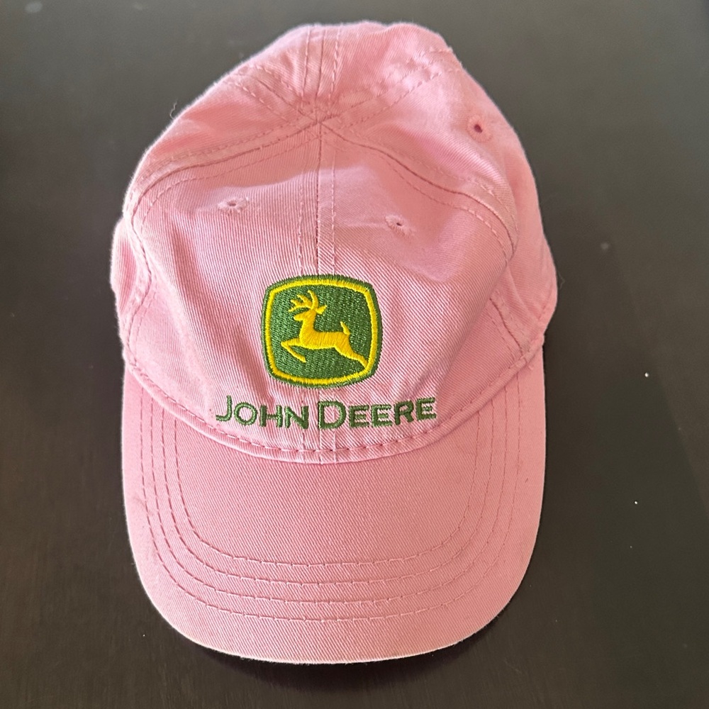 John Deere Pink Kids Hat